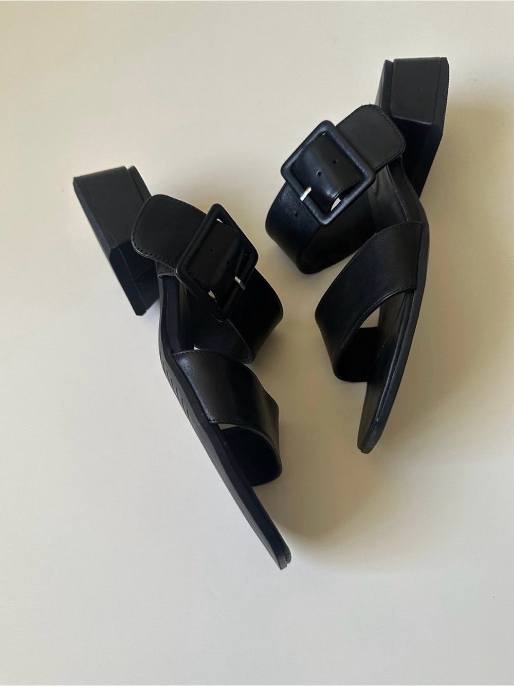 ECCO “Elevate” Squared Sandal | Black - Picture 3 of 7